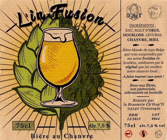 Etiquette BRASSERIE CHHOPTI 24