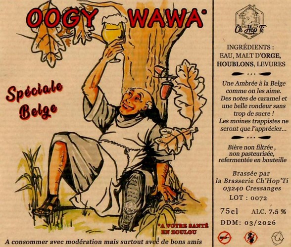 Etiquette BRASSERIE CHHOPTI 34