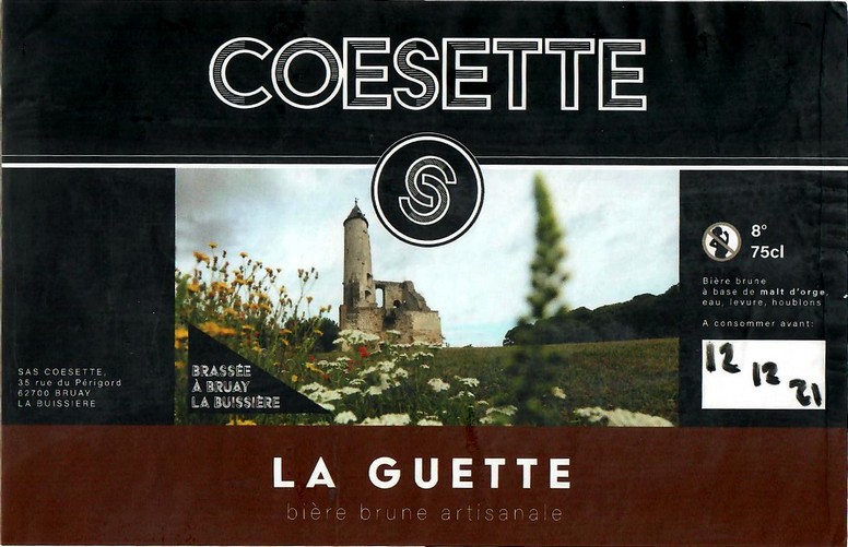 Etiquette BRASSERIE COESETTE 04