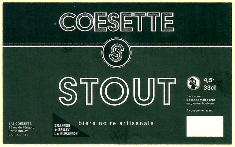 Etiquette BRASSERIE COESETTE 06