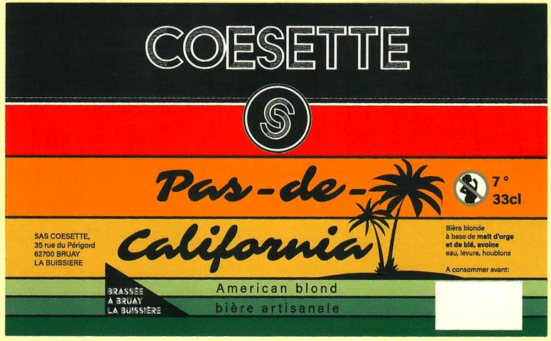 Etiquette BRASSERIE COESETTE 07