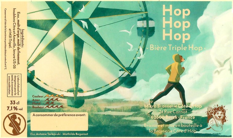 Etiquette BRASSERIE COTE D'HOP 08