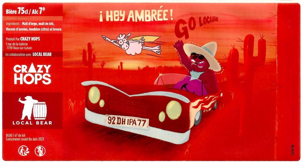Etiquette BRASSERIE CRAZY HOPS 09