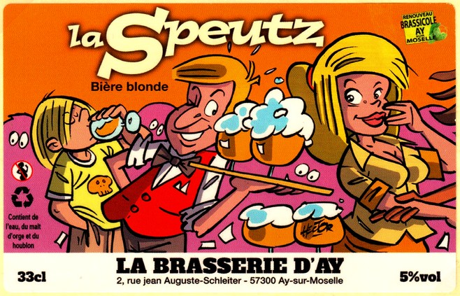 etiquette BRASSERIE D'AY 22