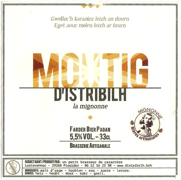 Etiquette BRASSERIE D'ISTRIBILH 06