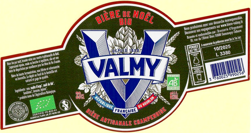 Etiquette BRASSERIE D'ORGEMONT 88