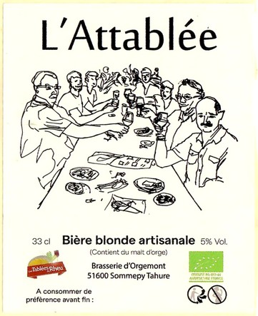 Etiquette BRASSERIE D'ORGEMONT 95