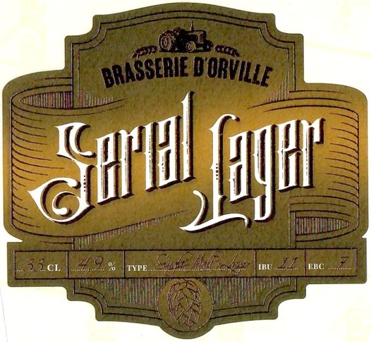 Etiquette BRASSERIE D'ORVILLE 16