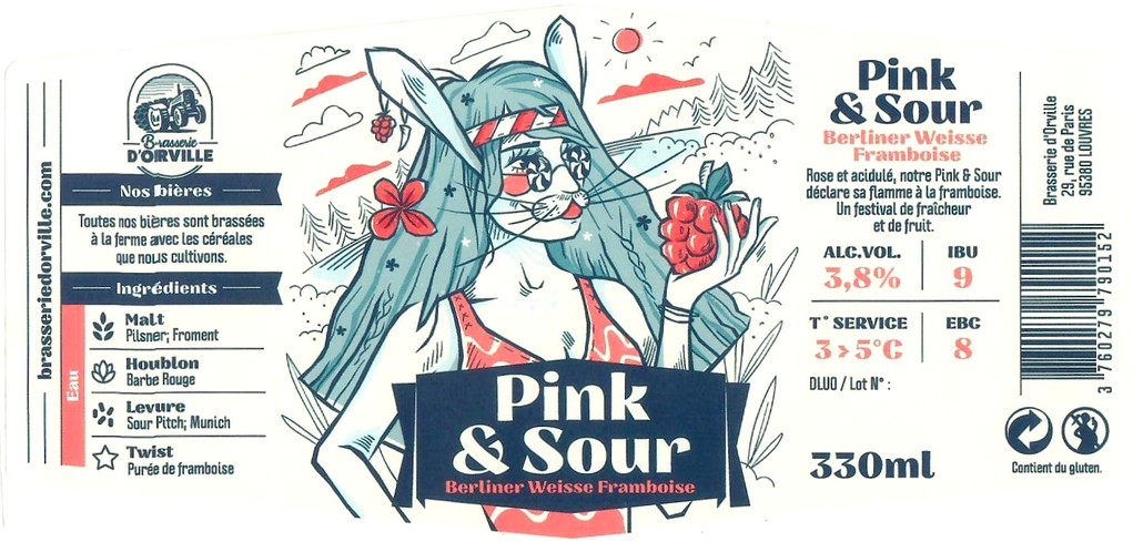 Etiquette BRASSERIE D'ORVILLE 22