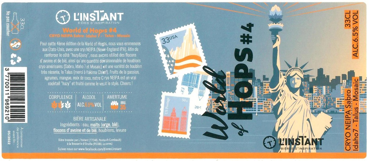 Etiquette BRASSERIE D'ORVILLE 26