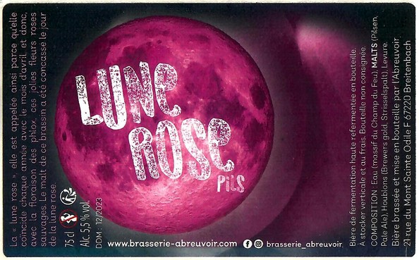 Etiquette BRASSERIE L'ABREUVOIR 50