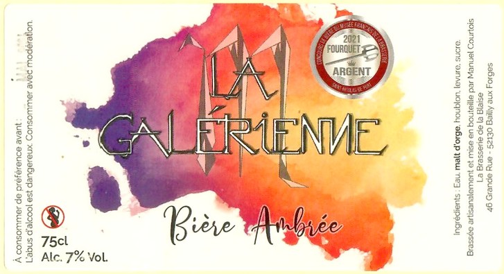 Etiquette BRASSERIE DE LA BLAISE 01