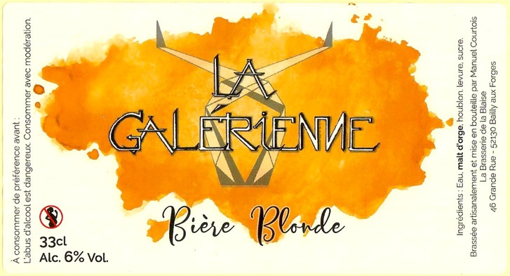 Etiquette BRASSERIE DE LA BLAISE 08