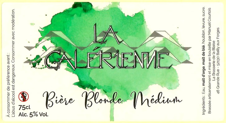 Etiquette BRASSERIE DE LA BLAISE 10