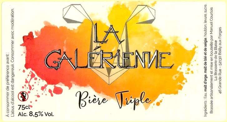 Etiquette BRASSERIE DE LA BLAISE 15