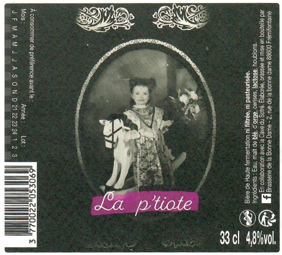 Etiquette BRASSERIE DE LA BONNE DAME 03