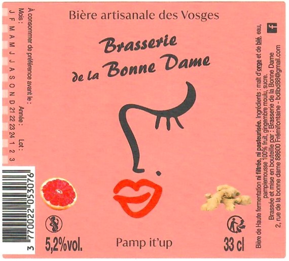 Etiquette BRASSERIE DE LA BONNE DAME 05