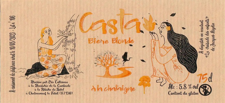 Etiquette BRASSERIE DE LA COMBADE 17