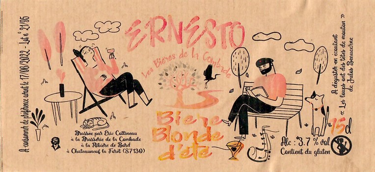 Etiquette BRASSERIE DE LA COMBADE 19