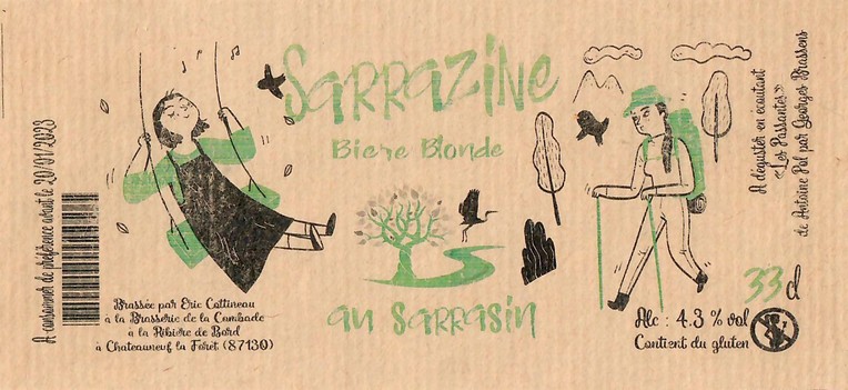 Etiquette BRASSERIE DE LA COMBADE 23