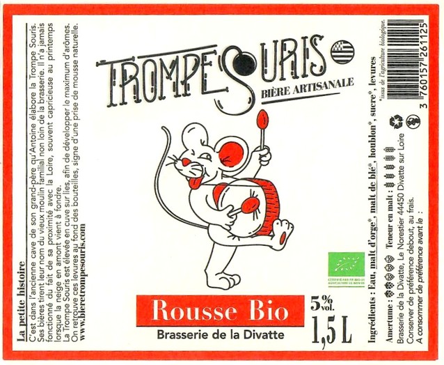 Etiquette BRASSERIE DE LA DIVATTE 90