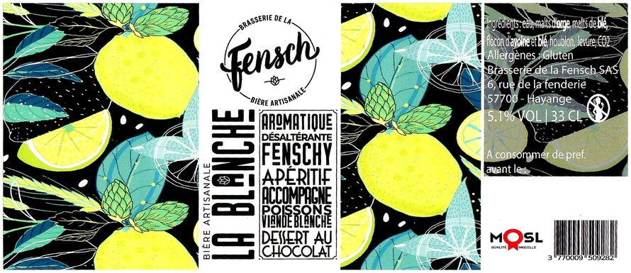 Etiquette BRASSERIE DE LA FENSCH 07