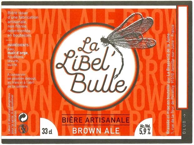 Etiquette BRASSERIE DE LA JUINE 27