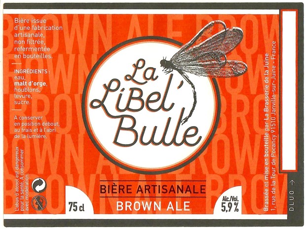 Etiquette BRASSERIE DE LA JUINE 28