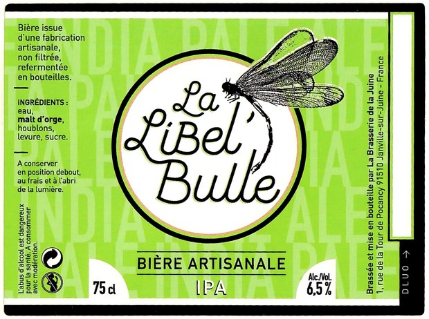 Etiquette BRASSERIE DE LA JUINE 30