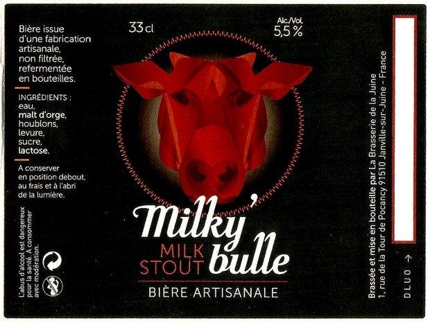 Etiquette BRASSERIE DE LA JUINE 37