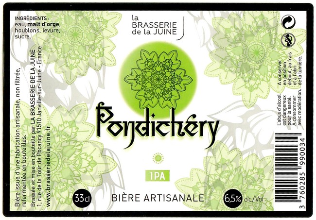 Etiquette BRASSERIE DE LA JUINE 51