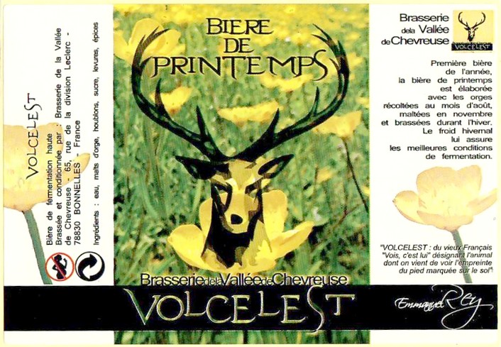 Etiquette BRASSERIE DE LA VALLEE DE CHEVREUSE 06 Etiquette BRASSERIE DE LA VALLEE DE CHEVREUSE 06