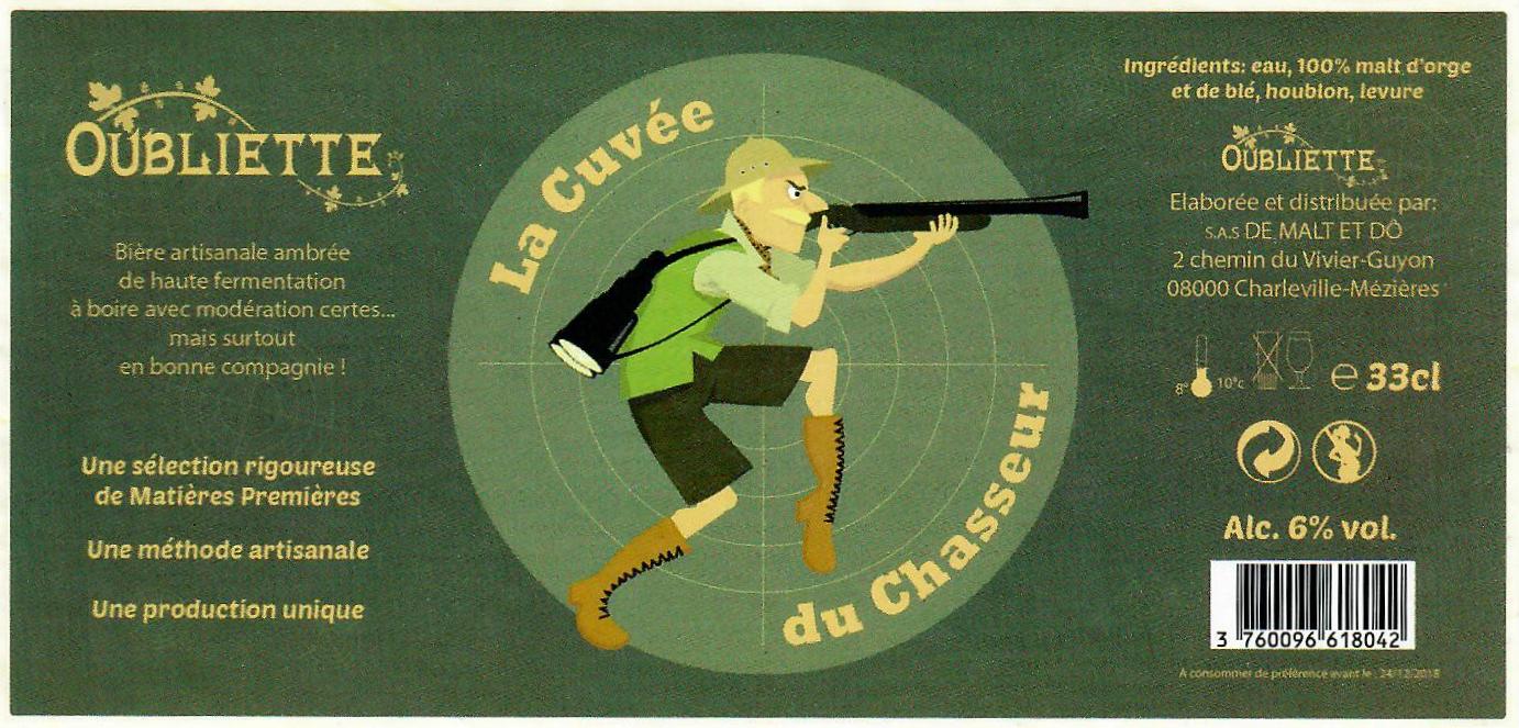 etiquette BRASSERIE DE MALT ET D'O 16