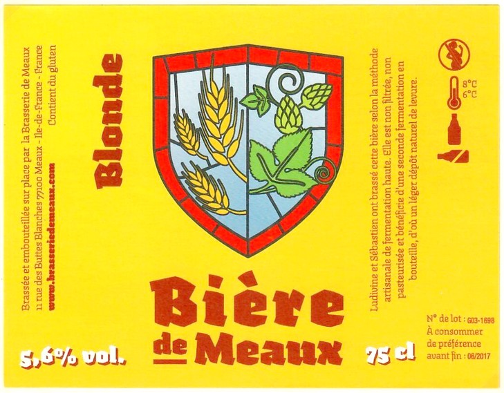 Etiquette BRASSERIE DE MEAUX 01