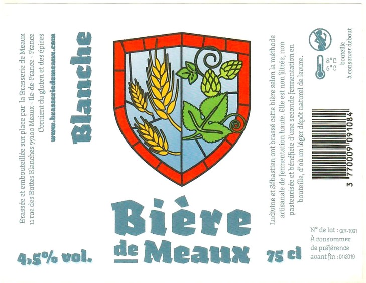 Etiquette BRASSERIE DE MEAUX 09