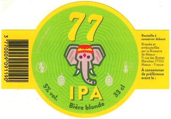 Etiquette BRASSERIE DE MEAUX 16