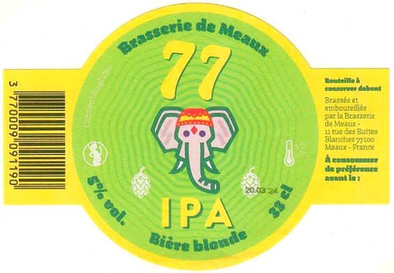 Etiquette BRASSERIE DE MEAUX 31