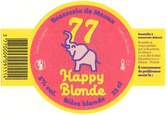 Etiquette BRASSERIE DE MEAUX 36