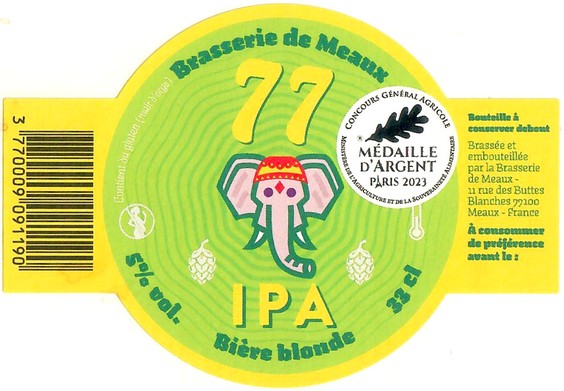 Etiquette BRASSERIE DE MEAUX 37