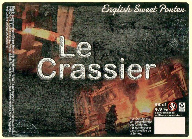 Etiquette BRASSERIE DE MONTHERME 09