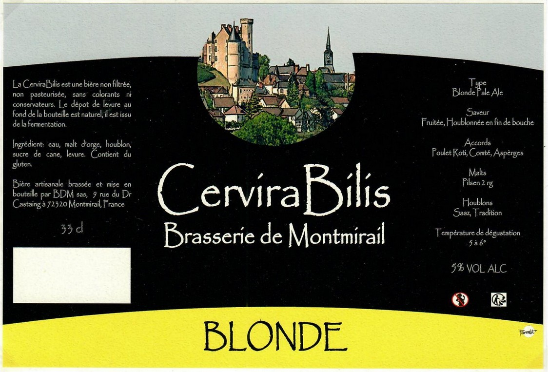 Etiquette BRASSERIE DE MONTMIRAIL 04