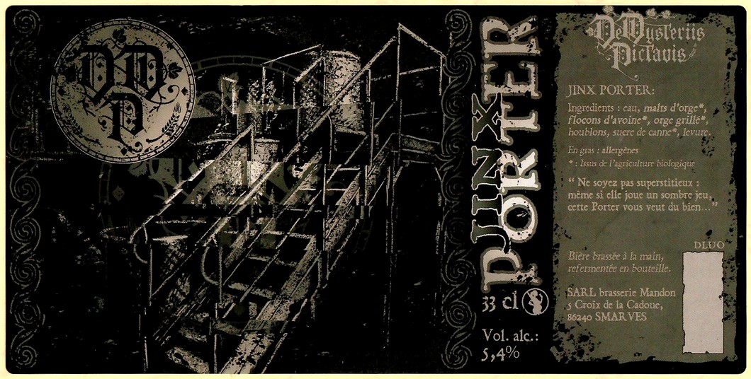 Etiquette BRASSERIE DE MYSTERIIS PICTAVIS 04