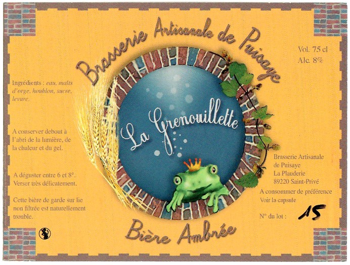 Etiquette BRASSERIE DE PUISAYE 03