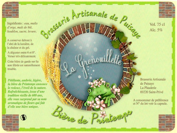 Etiquette BRASSERIE DE PUISAYE 06