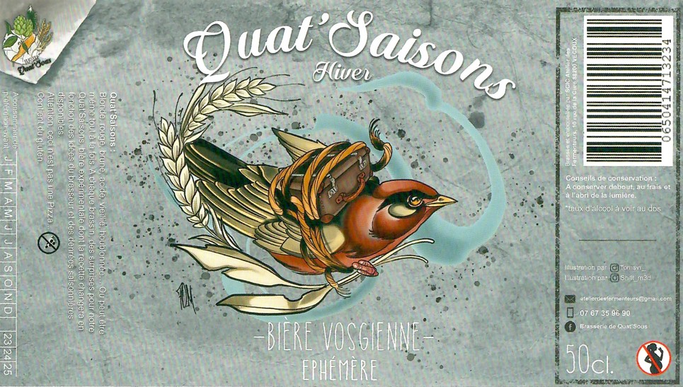 Etiquette BRASSERIE DE QUAT'SOUS 05