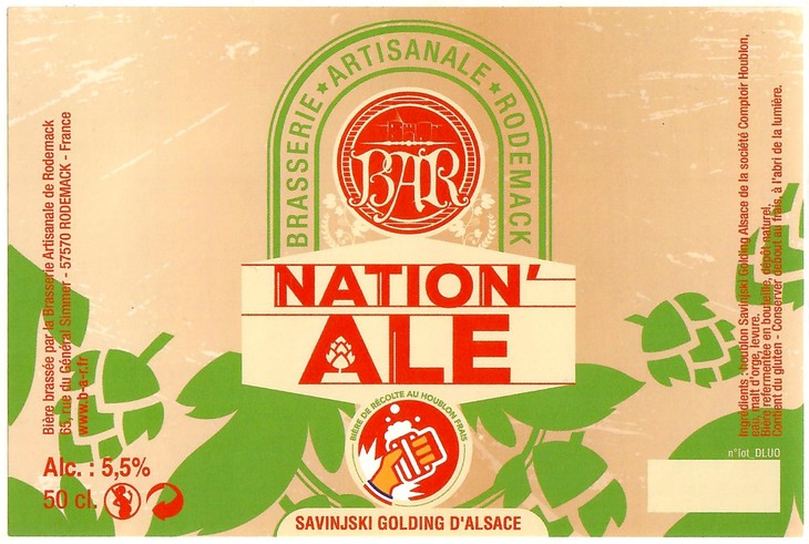 Etiquette BRASSERIE DE RODEMACK 46