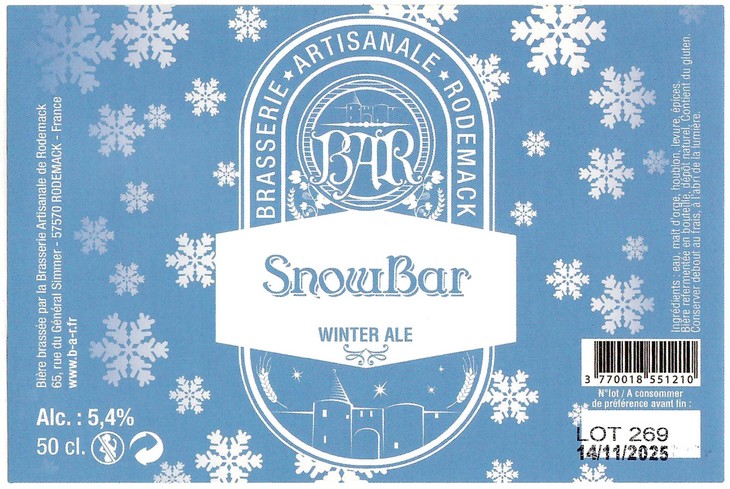 Etiquette BRASSERIE DE RODEMACK 52