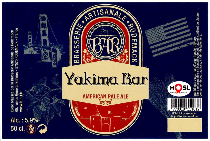 Etiquette BRASSERIE DE RODEMACK 53