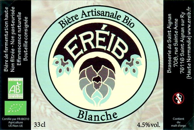 Etiquette BRASSERIE DE SAINT-AIGNAN 01