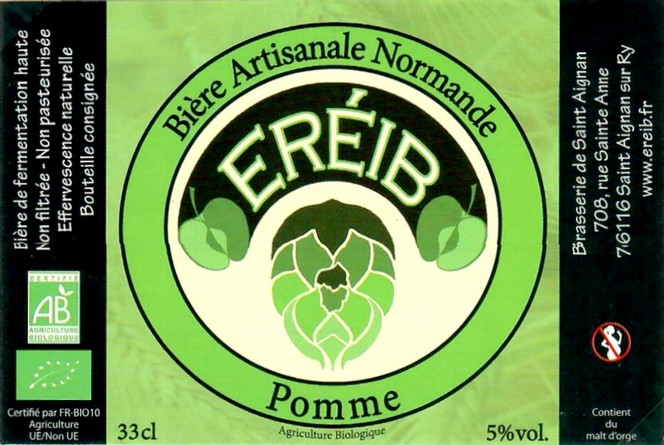 Etiquette BRASSERIE DE SAINT-AIGNAN 06